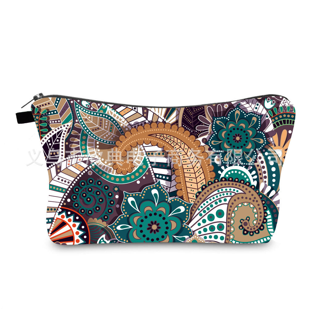 Wholesale Polyester Datura Printed Storage Bag